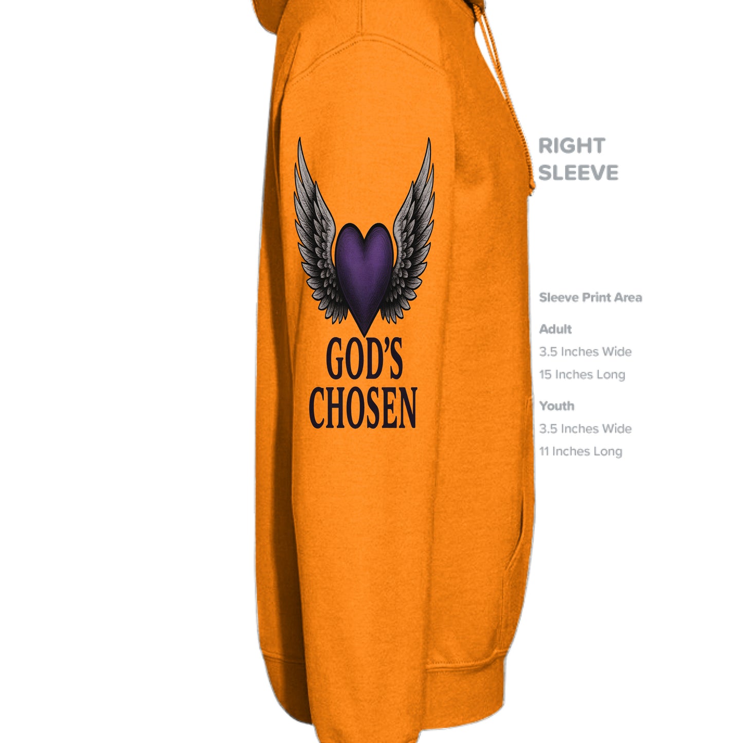 SAFETY ORANGE - SLEEVE_RIGHT